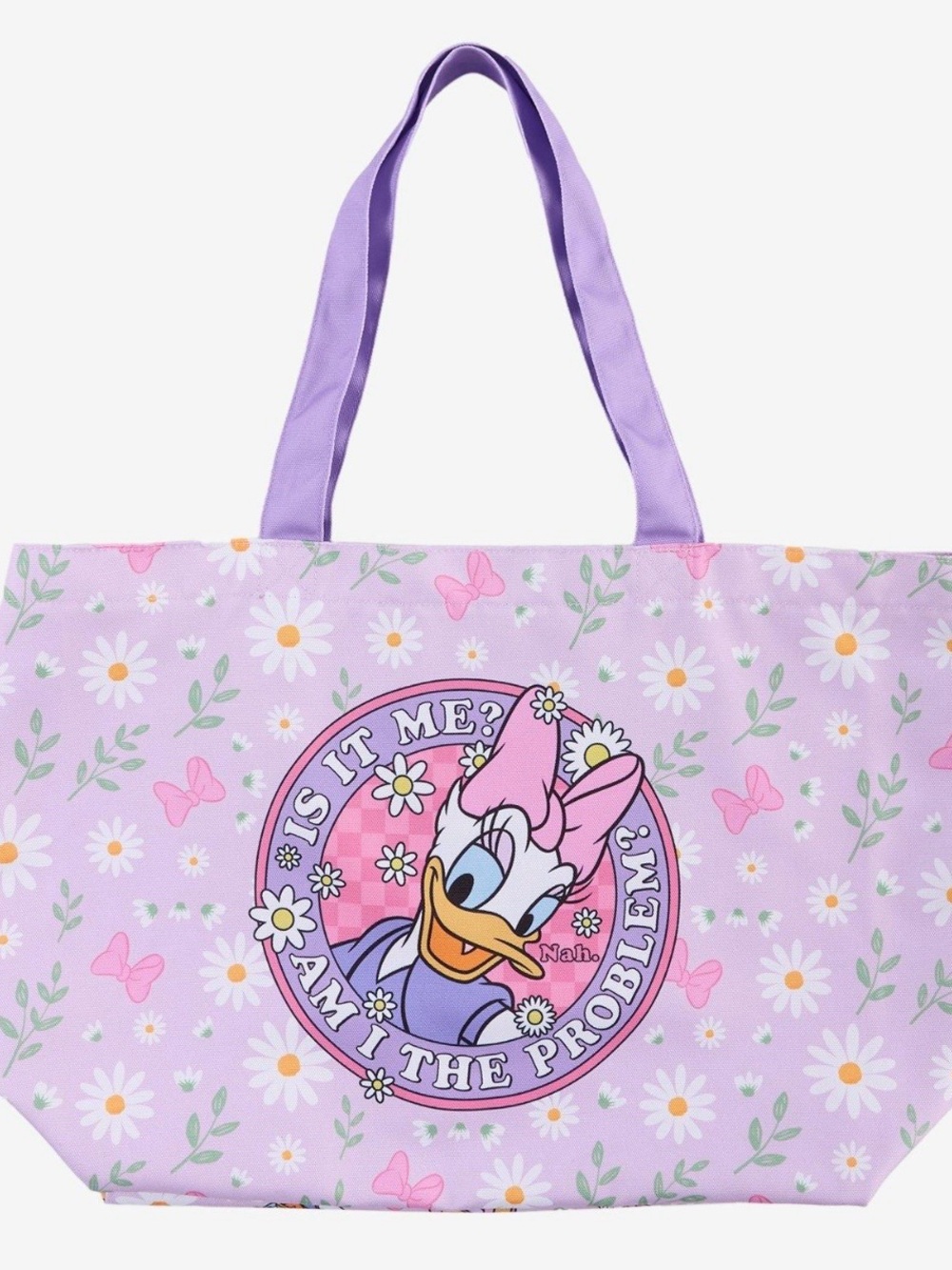 Loungefly Lavender Daisy Daisy Duck Tote Bag